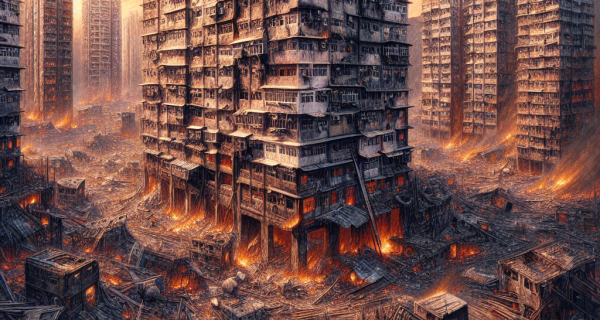 香港での火災事件、工事関係者の逮捕が相次ぐ。真相は？