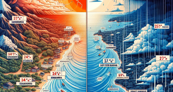 9日、東日本で急な雨や雷に要注意！