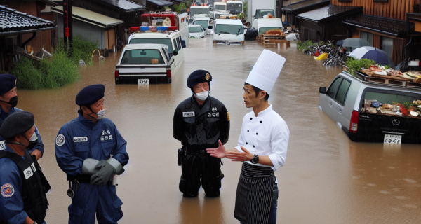 輪島市仮設住宅で水が腰まで浸水、住民たちの恐怖が募る。