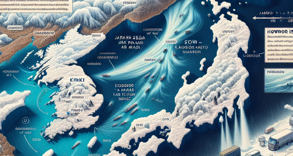 西日本に今夜、平地でも雪が積もる可能性が！冬の訪れを感じる一夜に。