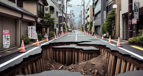 年間1万件も発生する道路陥没、もし遭遇したらどうする？