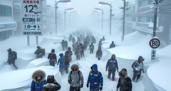 北海道で記録的大雪が発生、災害への警戒が必要です。